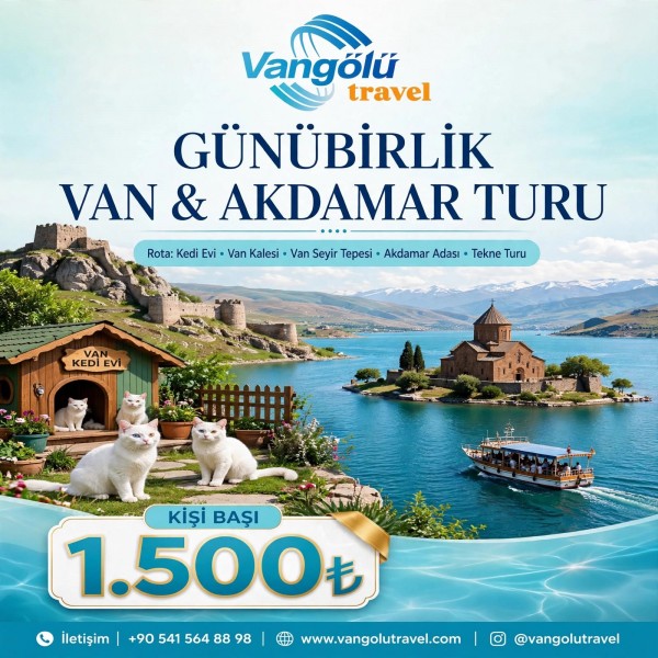 Günübirlik Akdamar Adası turu
